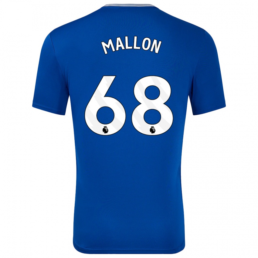 Niño Camiseta Mathew Mallon #68 Azul Con 1ª Equipación 2024/25 La Camisa