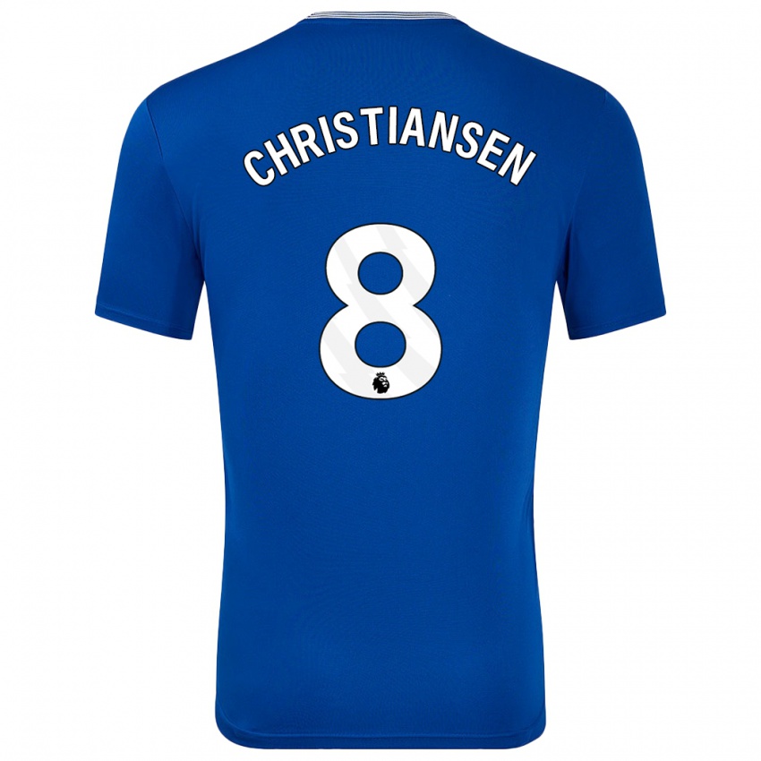 Niño Camiseta Izzy Christiansen #8 Azul Con 1ª Equipación 2024/25 La Camisa