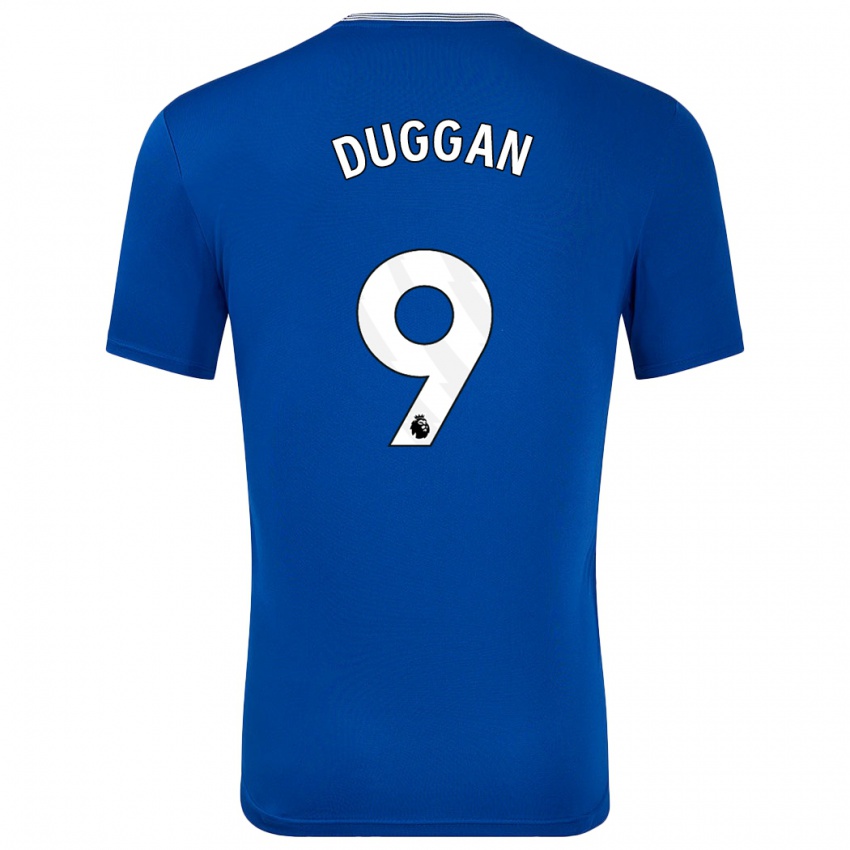 Niño Camiseta Toni Duggan #9 Azul Con 1ª Equipación 2024/25 La Camisa