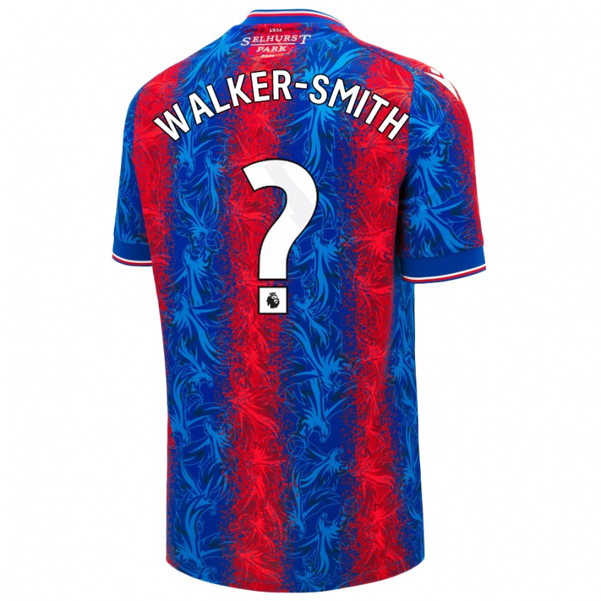 Niño Camiseta Charlie Walker-Smith #0 Rayas Rojas Y Azules 1ª Equipación 2024/25 La Camisa