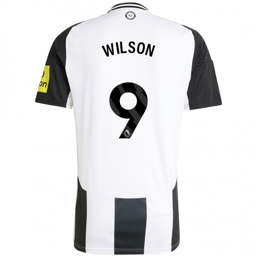 Niño Camiseta Callum Wilson #9 Blanco Negro 1ª Equipación 2024/25 La Camisa