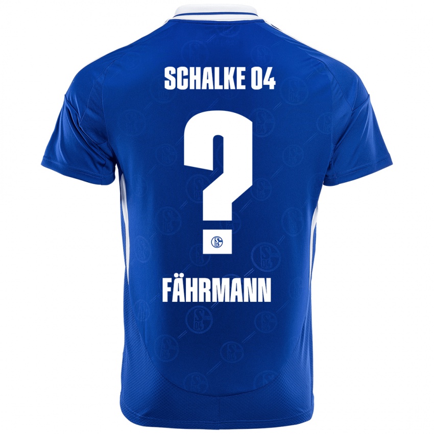 Niño Camiseta Ralf Fährmann #0 Azul Real 1ª Equipación 2024/25 La Camisa