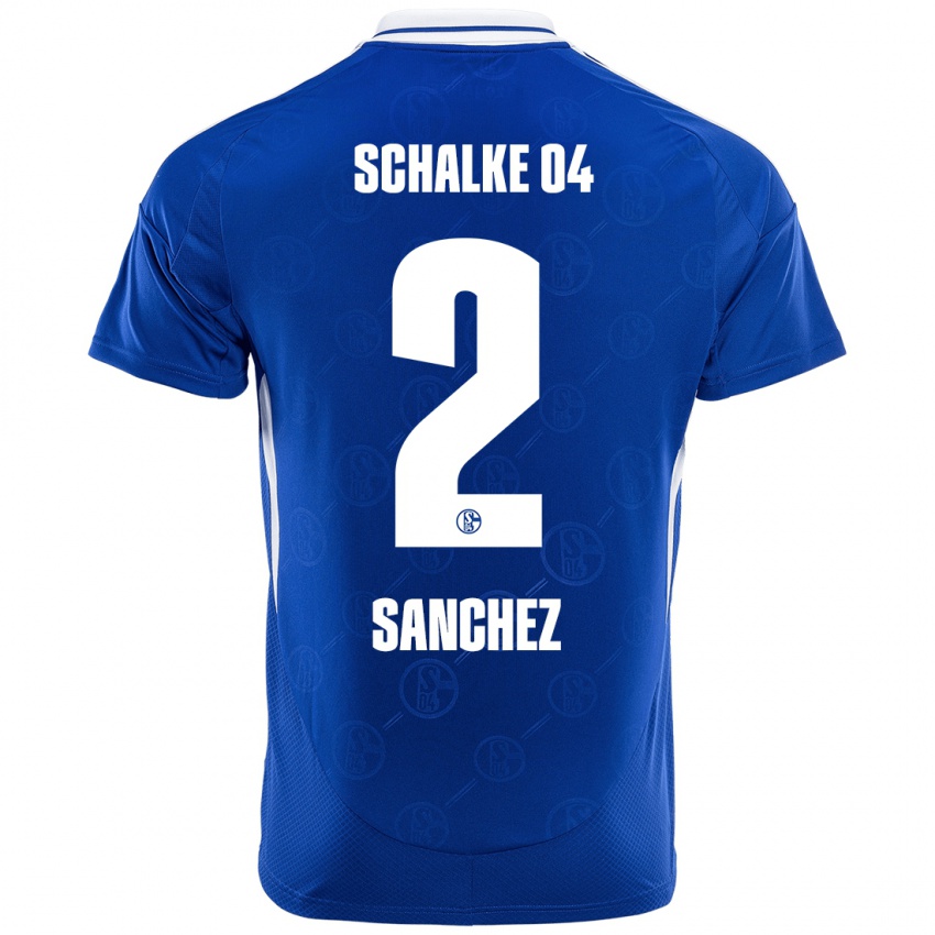 Niño Camiseta Felipe Sánchez #2 Azul Real 1ª Equipación 2024/25 La Camisa