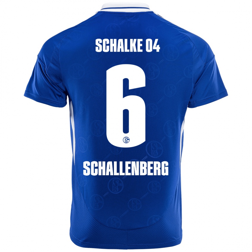 Niño Camiseta Ron Schallenberg #6 Azul Real 1ª Equipación 2024/25 La Camisa