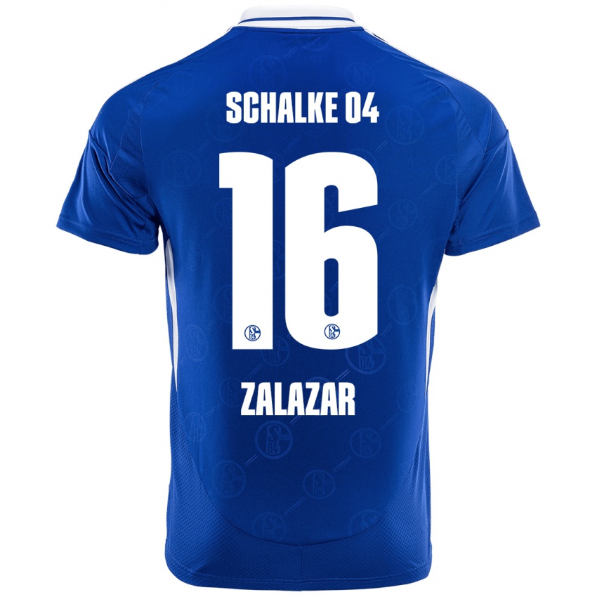 Niño Camiseta Mauro Zalazar #16 Azul Real 1ª Equipación 2024/25 La Camisa