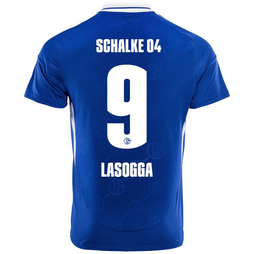 Niño Camiseta Pierre-Michel Lasogga #9 Azul Real 1ª Equipación 2024/25 La Camisa