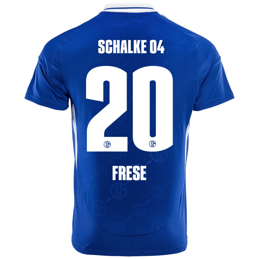 Niño Camiseta Niklas Frese #20 Azul Real 1ª Equipación 2024/25 La Camisa