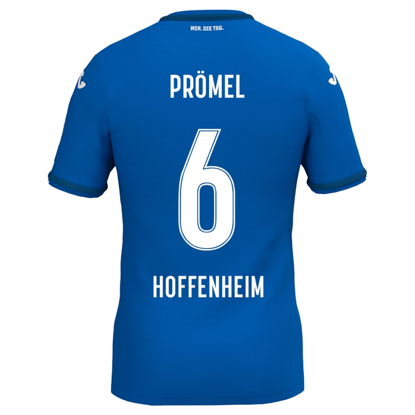 Niño Camiseta Grischa Prömel #6 Azul Real 1ª Equipación 2024/25 La Camisa