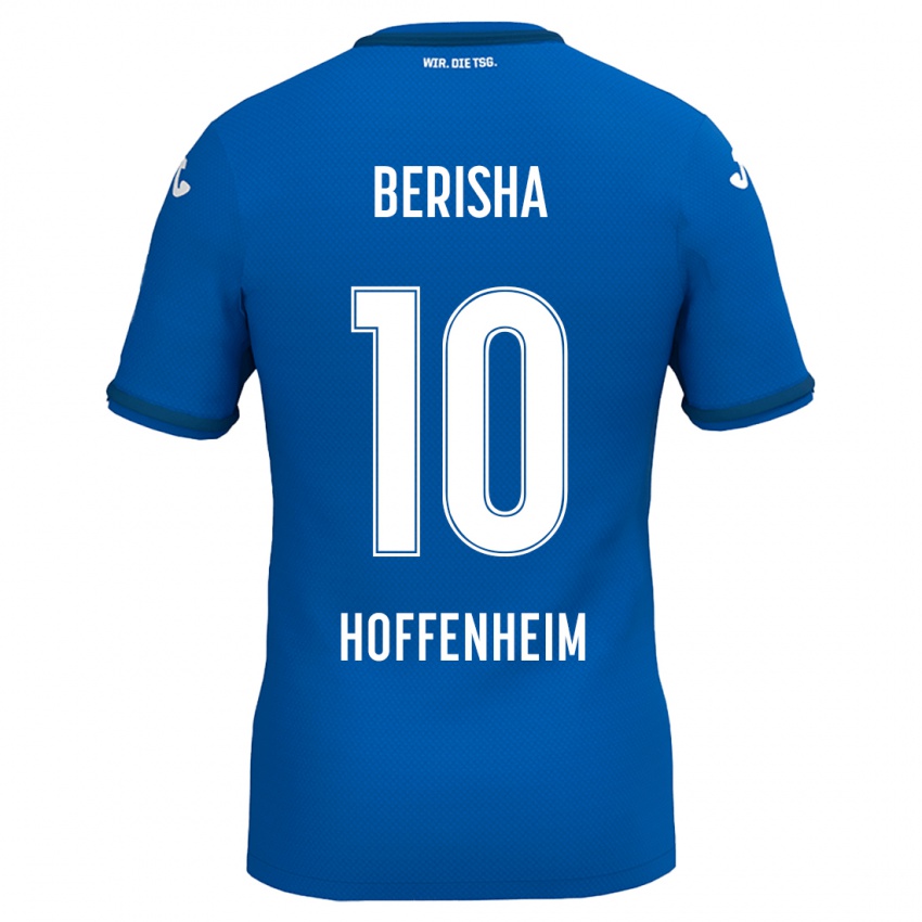 Niño Camiseta Mergim Berisha #10 Azul Real 1ª Equipación 2024/25 La Camisa