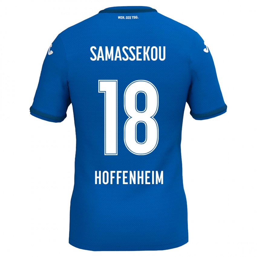 Niño Camiseta Diadié Samassékou #18 Azul Real 1ª Equipación 2024/25 La Camisa