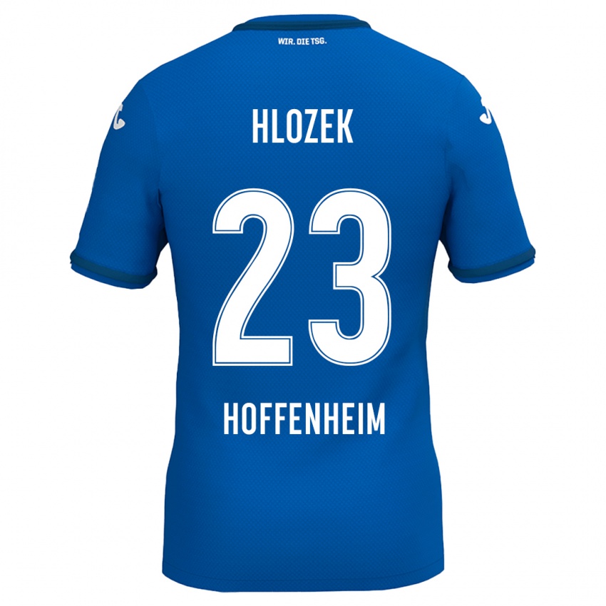 Niño Camiseta Adam Hlozek #23 Azul Real 1ª Equipación 2024/25 La Camisa