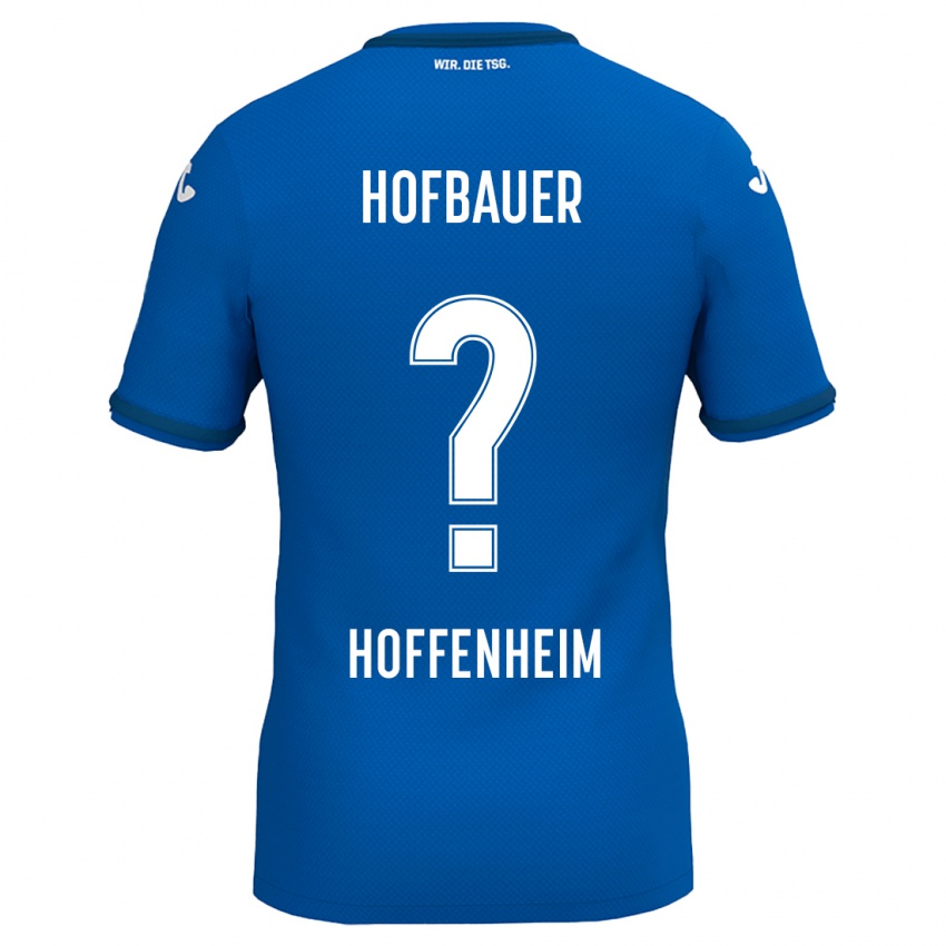 Niño Camiseta Anton Hofbauer #0 Azul Real 1ª Equipación 2024/25 La Camisa