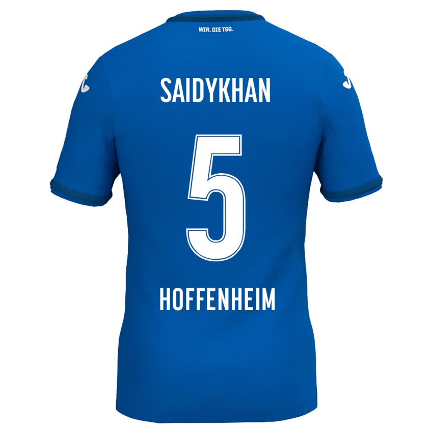 Niño Camiseta Ibrahim Saidykhan #5 Azul Real 1ª Equipación 2024/25 La Camisa