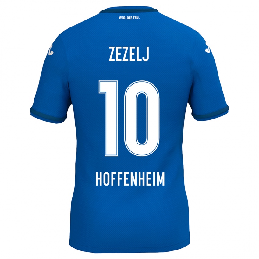 Niño Camiseta Neno Zezelj #10 Azul Real 1ª Equipación 2024/25 La Camisa