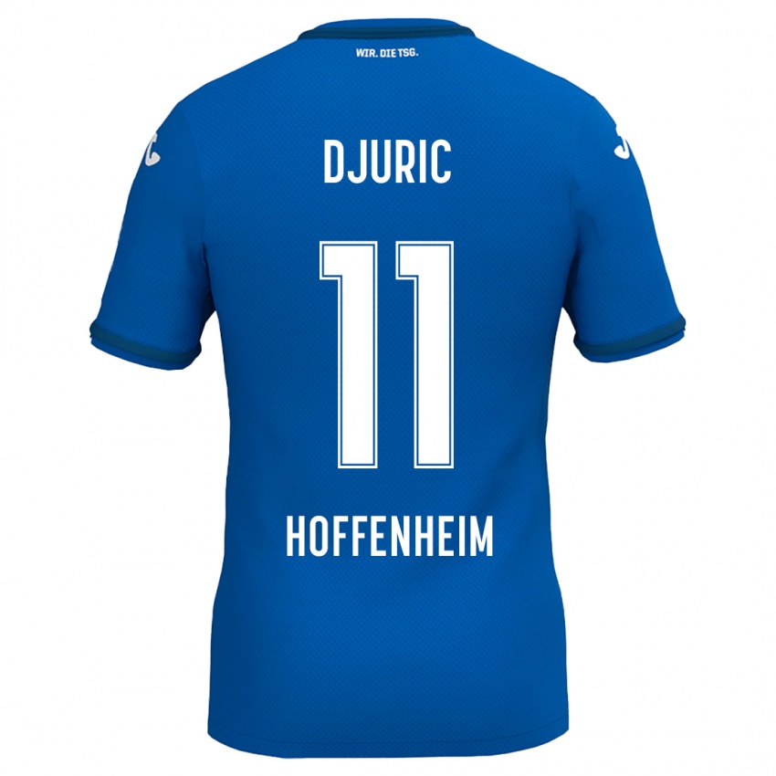 Niño Camiseta Luka Djuric #11 Azul Real 1ª Equipación 2024/25 La Camisa