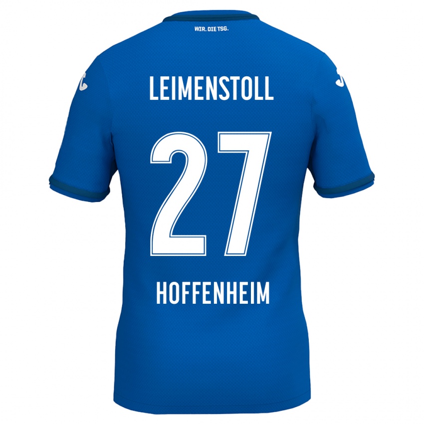 Niño Camiseta Vanessa Leimenstoll #27 Azul Real 1ª Equipación 2024/25 La Camisa