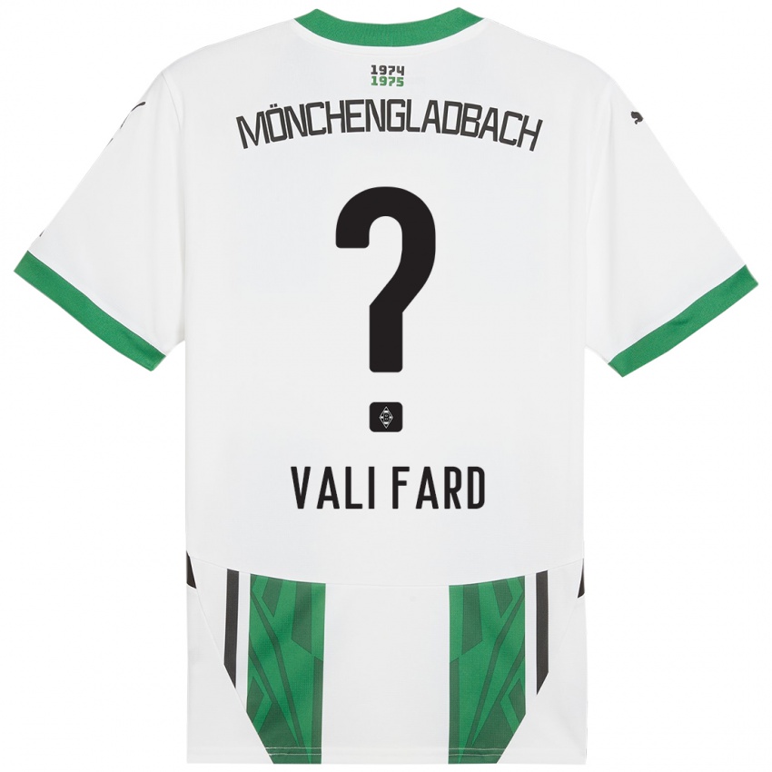 Niño Camiseta Elias Vali Fard #0 Blanco Verde 1ª Equipación 2024/25 La Camisa