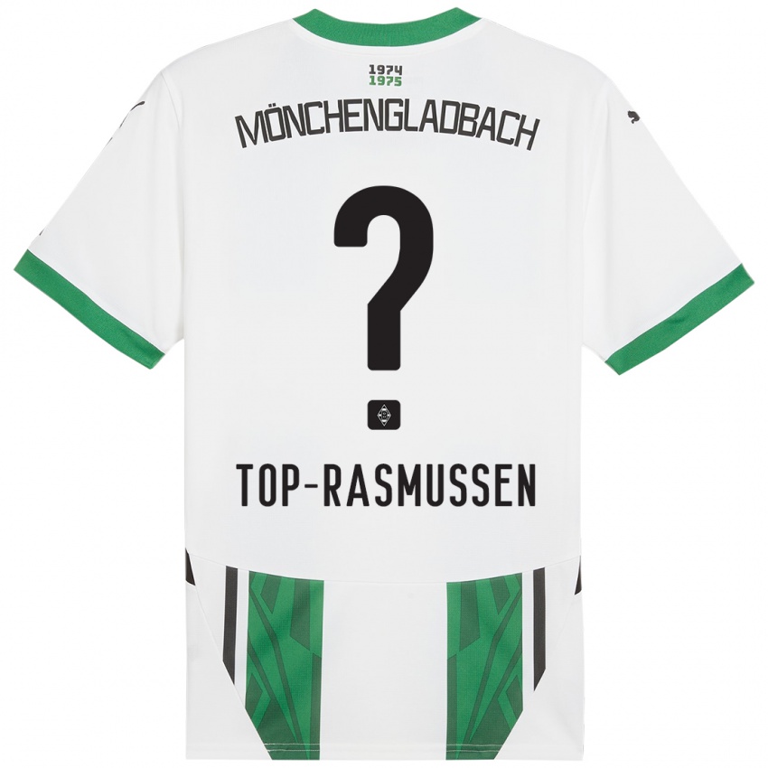 Niño Camiseta Tristan Top-Rasmussen #0 Blanco Verde 1ª Equipación 2024/25 La Camisa