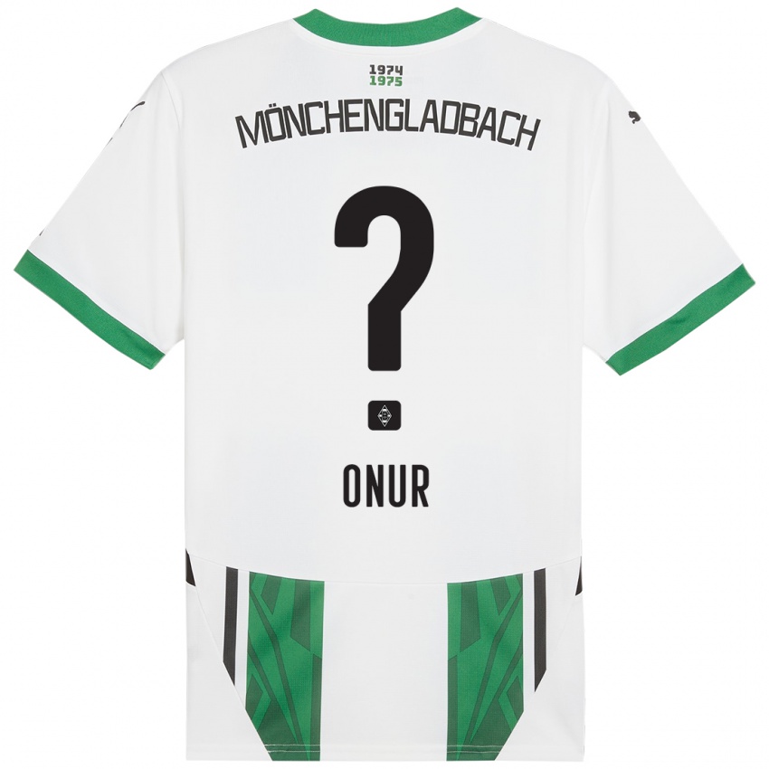 Niño Camiseta Hasan Onur #0 Blanco Verde 1ª Equipación 2024/25 La Camisa