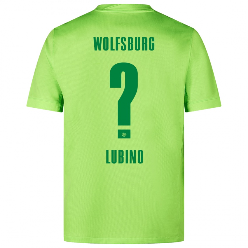 Niño Camiseta Francesco Lubino #0 Verde Fluorescente 1ª Equipación 2024/25 La Camisa