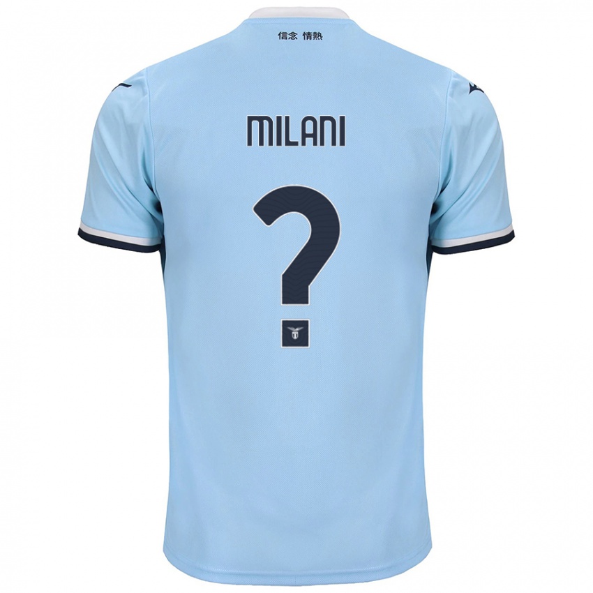 Niño Camiseta Alessandro Milani #0 Azul 1ª Equipación 2024/25 La Camisa