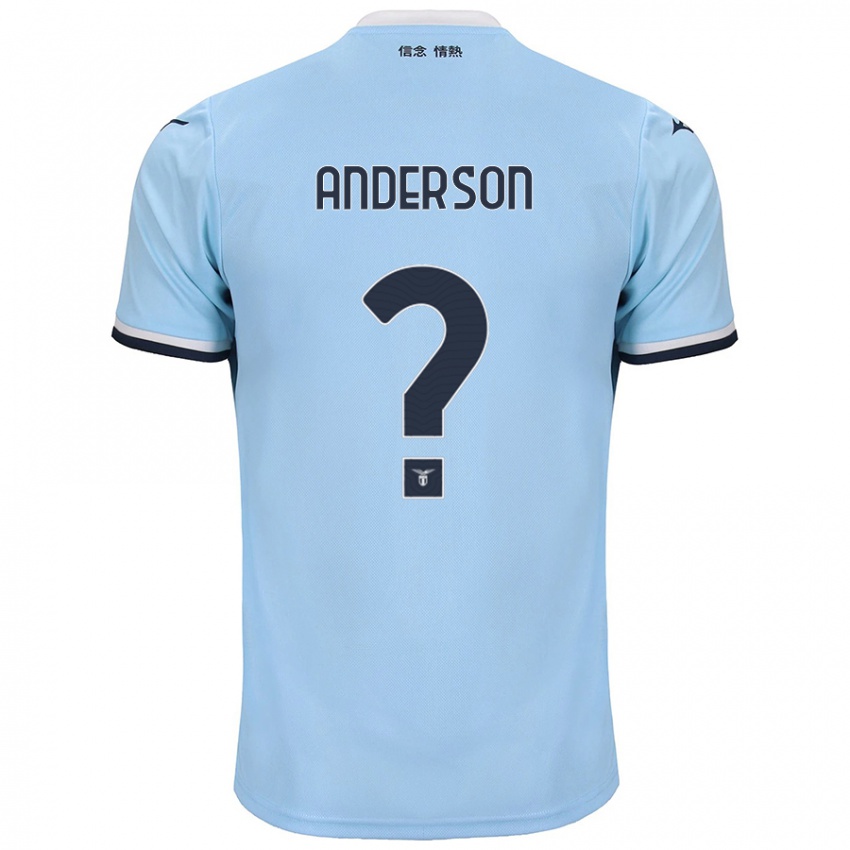 Niño Camiseta André Anderson #0 Azul 1ª Equipación 2024/25 La Camisa