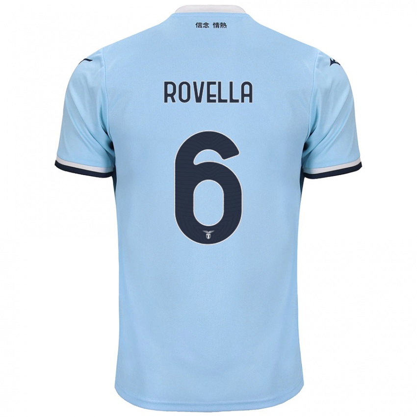 Niño Camiseta Nicolo Rovella #6 Azul 1ª Equipación 2024/25 La Camisa