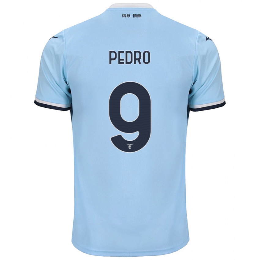 Niño Camiseta Pedro #9 Azul 1ª Equipación 2024/25 La Camisa