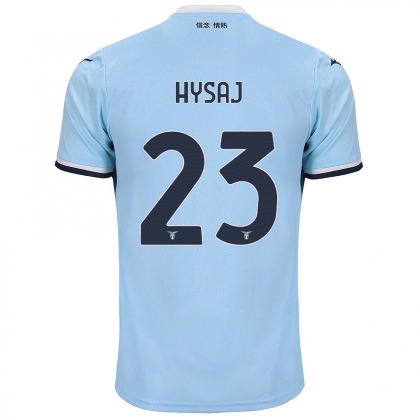 Niño Camiseta Elseid Hysaj #23 Azul 1ª Equipación 2024/25 La Camisa