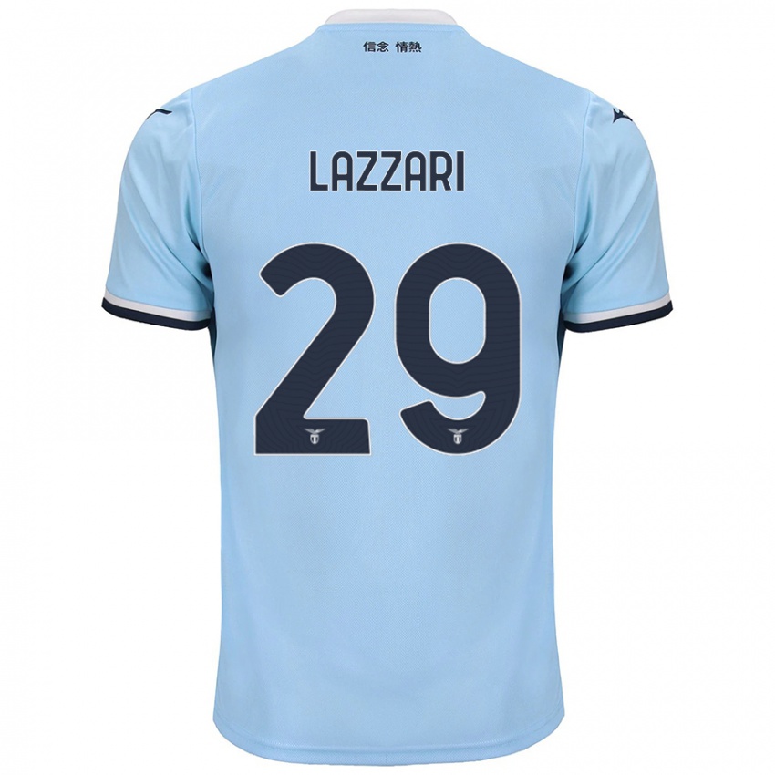 Niño Camiseta Manuel Lazzari #29 Azul 1ª Equipación 2024/25 La Camisa