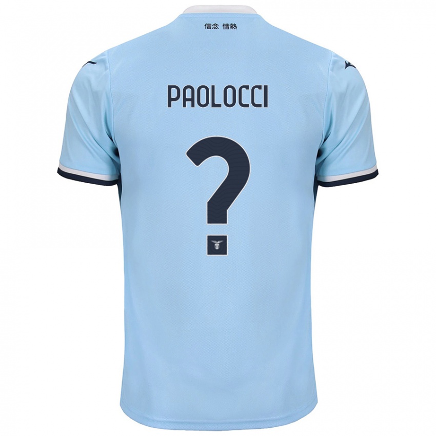 Niño Camiseta Gabriele Paolocci #0 Azul 1ª Equipación 2024/25 La Camisa