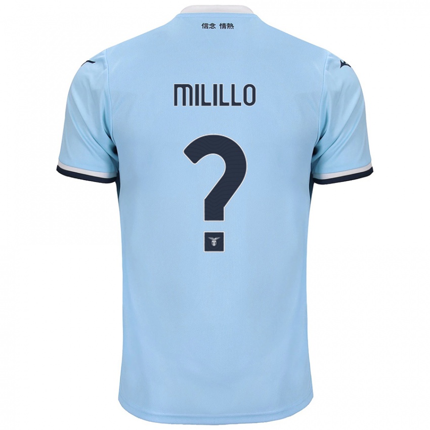 Niño Camiseta Flavio Milillo #0 Azul 1ª Equipación 2024/25 La Camisa