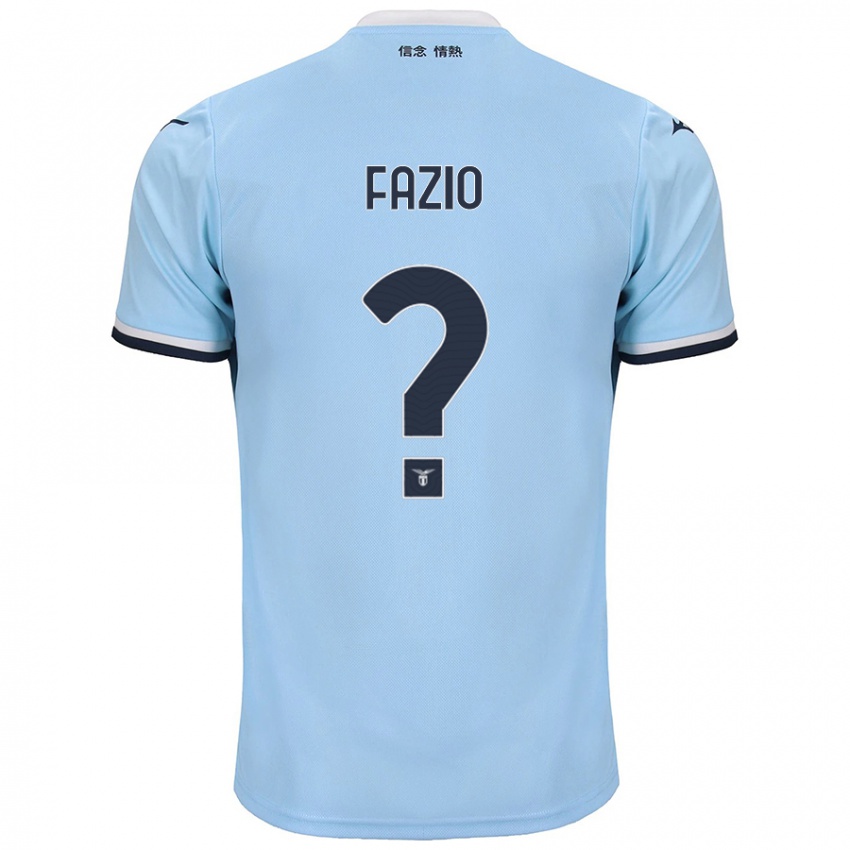 Niño Camiseta Francesco Fazio #0 Azul 1ª Equipación 2024/25 La Camisa