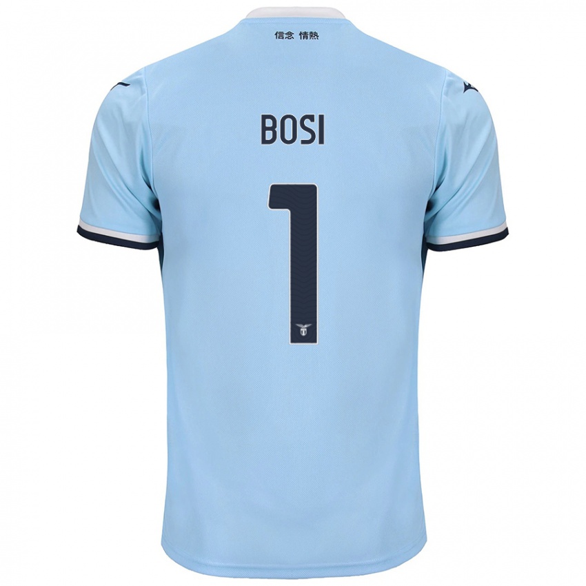 Niño Camiseta Gioele Bosi #1 Azul 1ª Equipación 2024/25 La Camisa