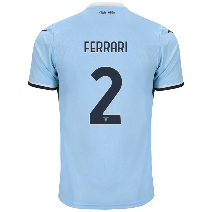 Niño Camiseta Lorenzo Ferrari #2 Azul 1ª Equipación 2024/25 La Camisa