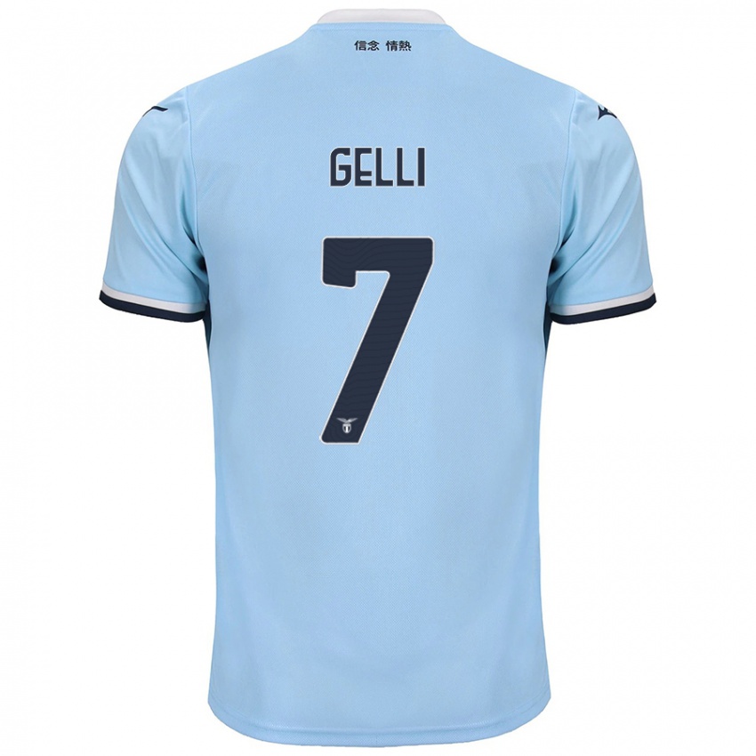 Niño Camiseta Valerio Gelli #7 Azul 1ª Equipación 2024/25 La Camisa