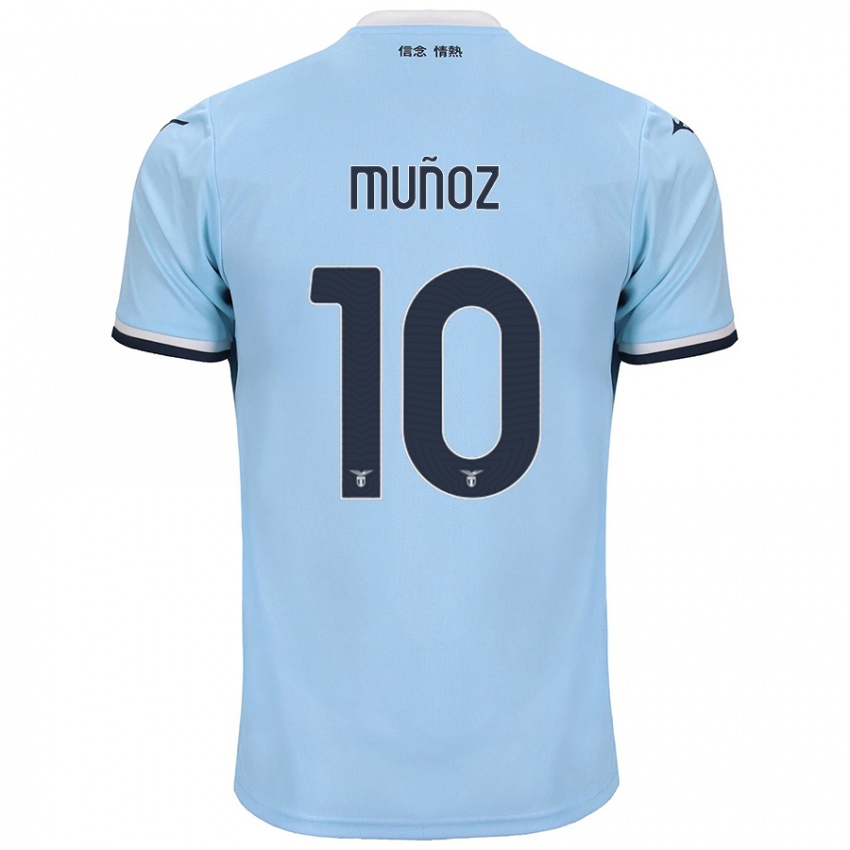 Niño Camiseta Cristo Muñoz #10 Azul 1ª Equipación 2024/25 La Camisa