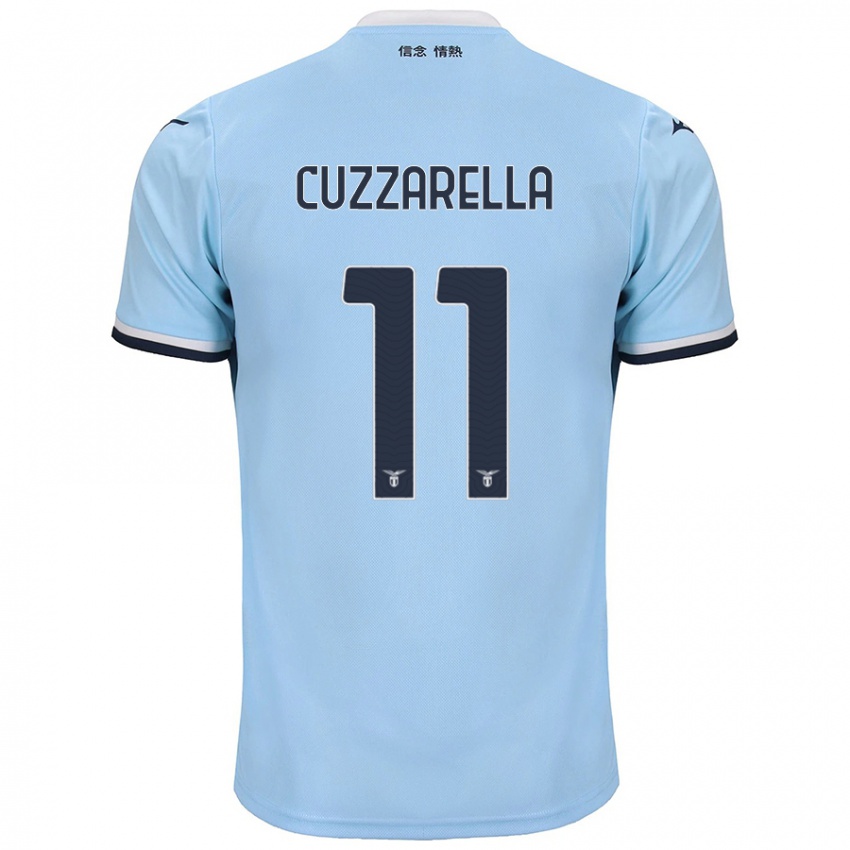 Niño Camiseta Cristian Cuzzarella #11 Azul 1ª Equipación 2024/25 La Camisa