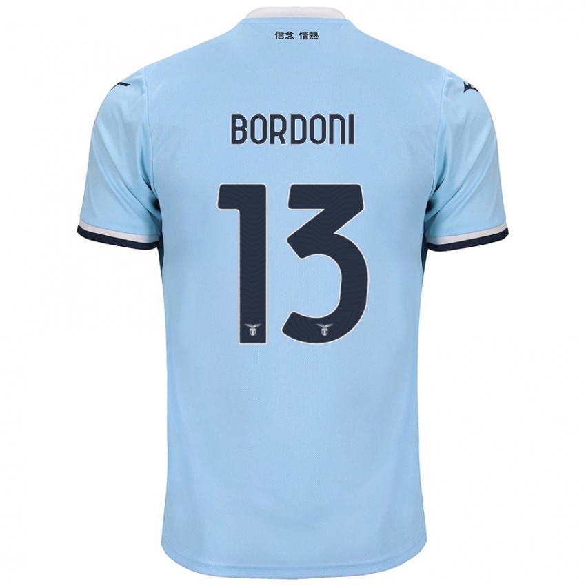 Niño Camiseta Tommaso Bordoni #13 Azul 1ª Equipación 2024/25 La Camisa