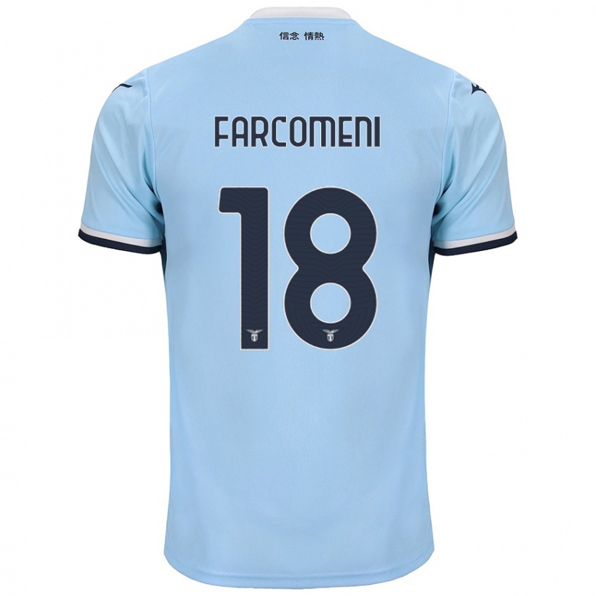 Niño Camiseta Valerio Farcomeni #18 Azul 1ª Equipación 2024/25 La Camisa