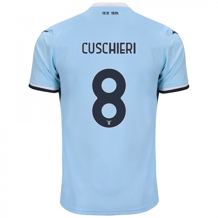 Niño Camiseta Rachel Cuschieri #8 Azul 1ª Equipación 2024/25 La Camisa