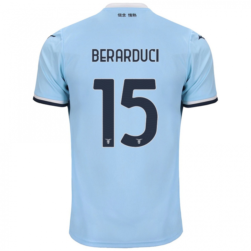 Niño Camiseta Martina Berarduci #15 Azul 1ª Equipación 2024/25 La Camisa