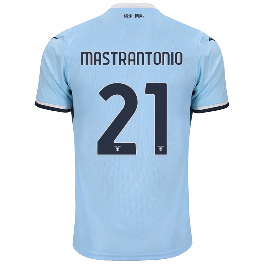 Niño Camiseta Ella Mastrantonio #21 Azul 1ª Equipación 2024/25 La Camisa