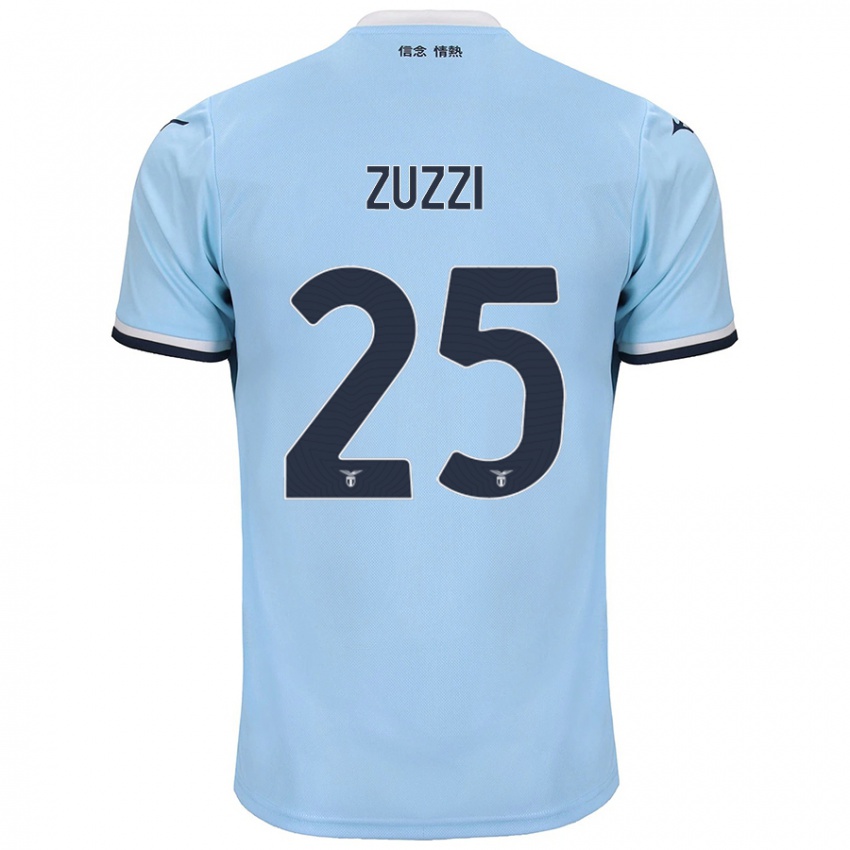 Niño Camiseta Giorgia Zuzzi #25 Azul 1ª Equipación 2024/25 La Camisa