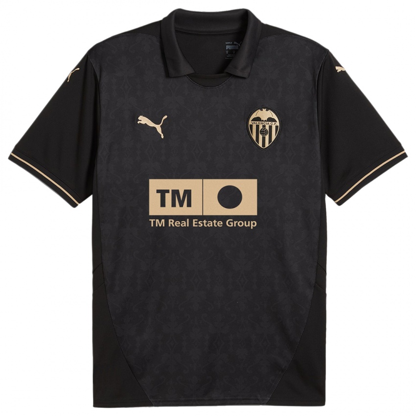 Niño Camiseta Luis Romero #0 Negro 2ª Equipación 2024/25 La Camisa