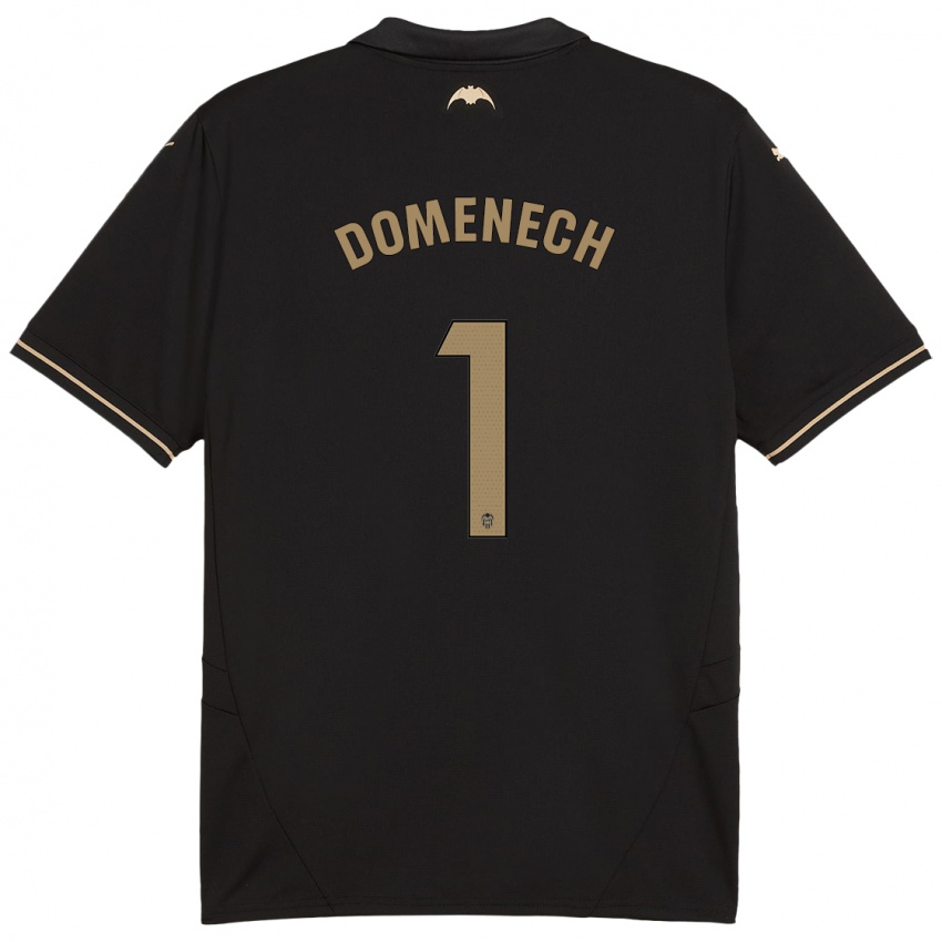 Niño Camiseta Jaume Domenech #1 Negro 2ª Equipación 2024/25 La Camisa