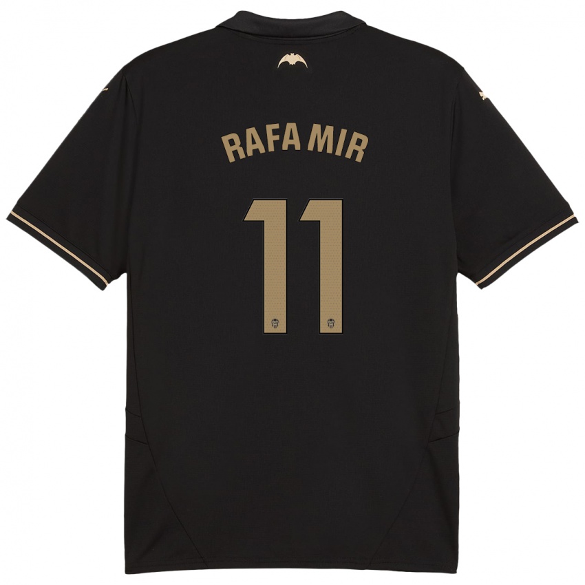 Niño Camiseta Rafa Mir #11 Negro 2ª Equipación 2024/25 La Camisa