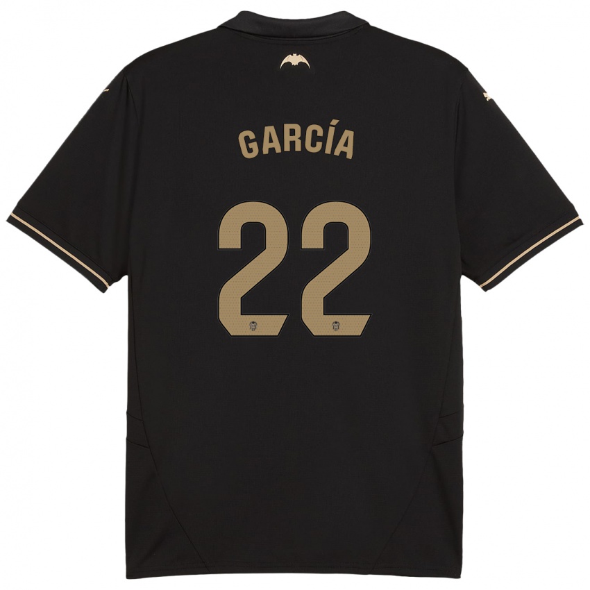 Niño Camiseta Azael García #22 Negro 2ª Equipación 2024/25 La Camisa