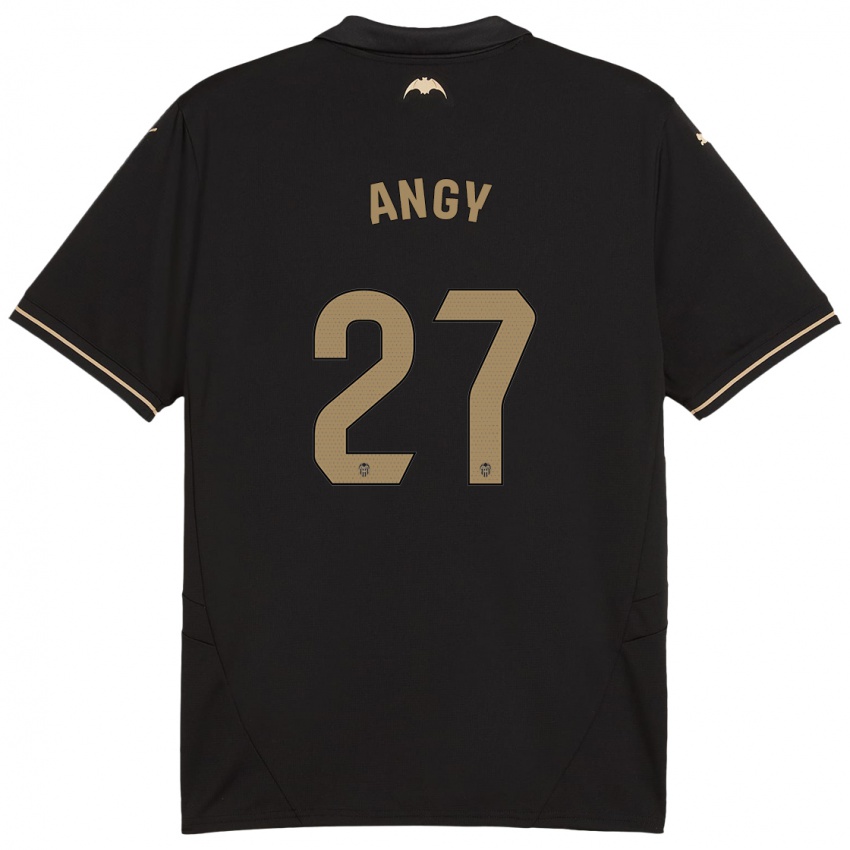 Niño Camiseta Angy #27 Negro 2ª Equipación 2024/25 La Camisa