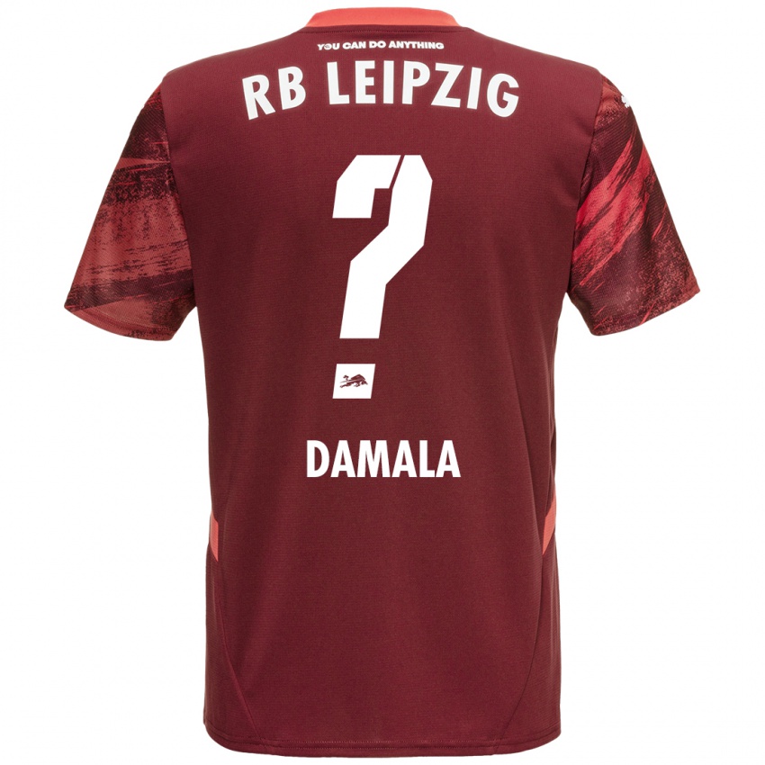 Niño Camiseta Bilal Damala #0 Borgoña 2ª Equipación 2024/25 La Camisa